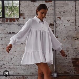 Danielle Bernstein Babydoll Mini Dress